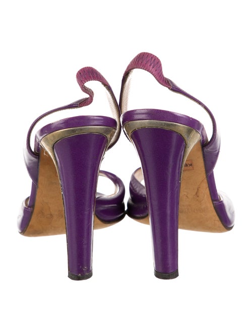 Jimmy Choo Patent Leather Slingback Sandals