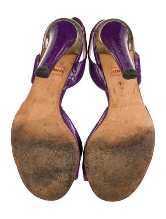 Jimmy Choo Patent Leather Slingback Sandals