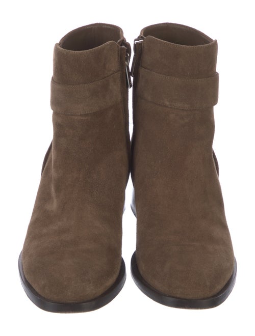 Jimmy Choo Suede Moto Boots