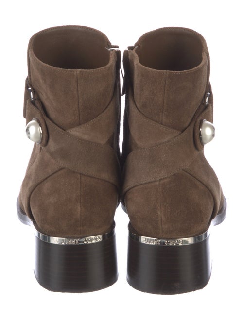 Jimmy Choo Suede Moto Boots