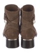 Jimmy Choo Suede Moto Boots