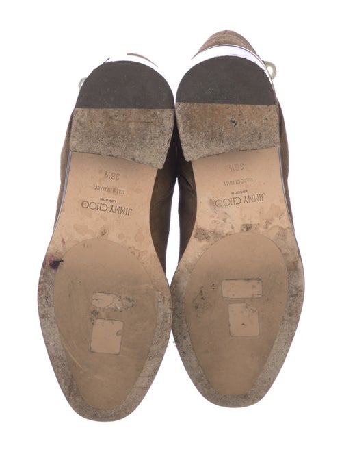 Jimmy Choo Suede Moto Boots