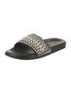 Jimmy Choo Canvas Patterned Slides