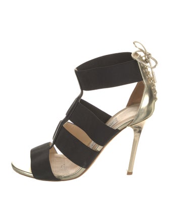 Jimmy Choo Bow Accents Gladiator Sandals