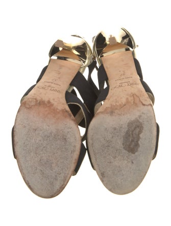 Jimmy Choo Bow Accents Gladiator Sandals