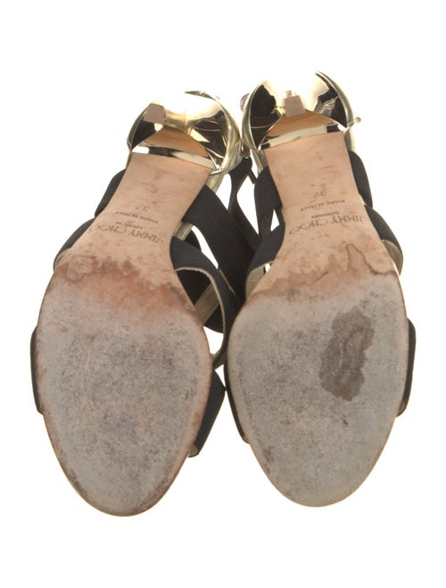 Jimmy Choo Bow Accents Gladiator Sandals