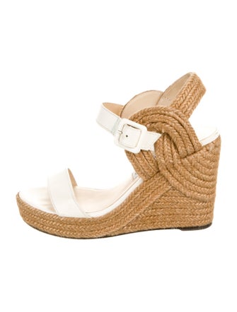 Jimmy Choo Leather Espadrilles