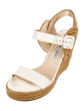 Jimmy Choo Leather Espadrilles