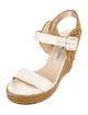 Jimmy Choo Leather Espadrilles