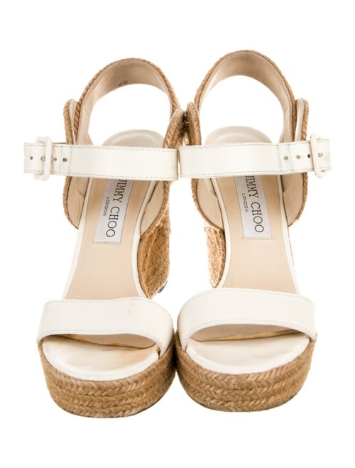 Jimmy Choo Leather Espadrilles