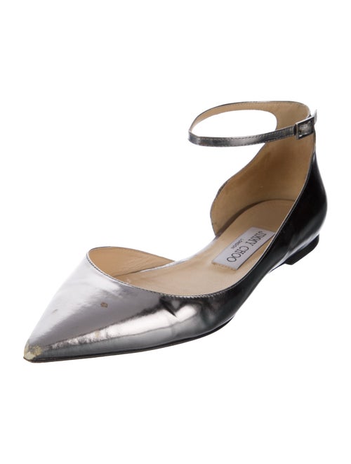 Jimmy Choo Jimmy Choo Lucy Patent Leather D'Orsay Flats