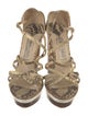 Jimmy Choo Snakeskin Animal Print Sandals