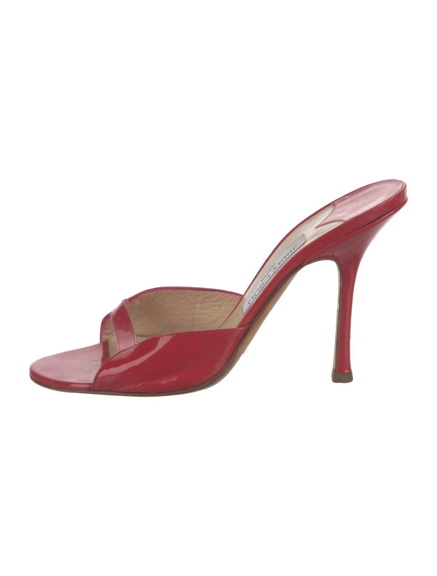 Jimmy Choo Patent Leather Slides