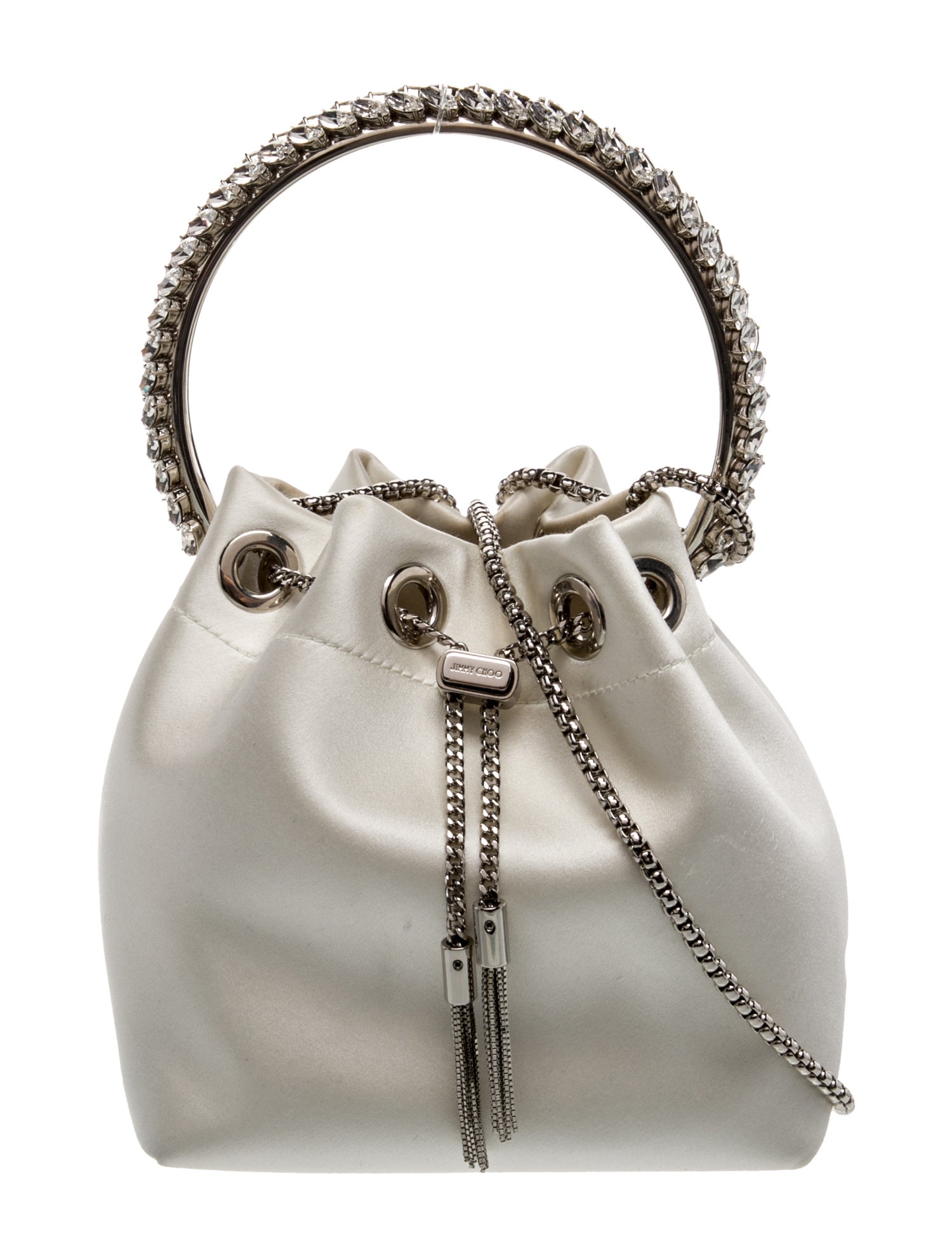 Jimmy Choo Satin Bucket Bag