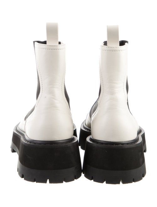 Jimmy Choo Leather Colorblock Pattern Chelsea Boots