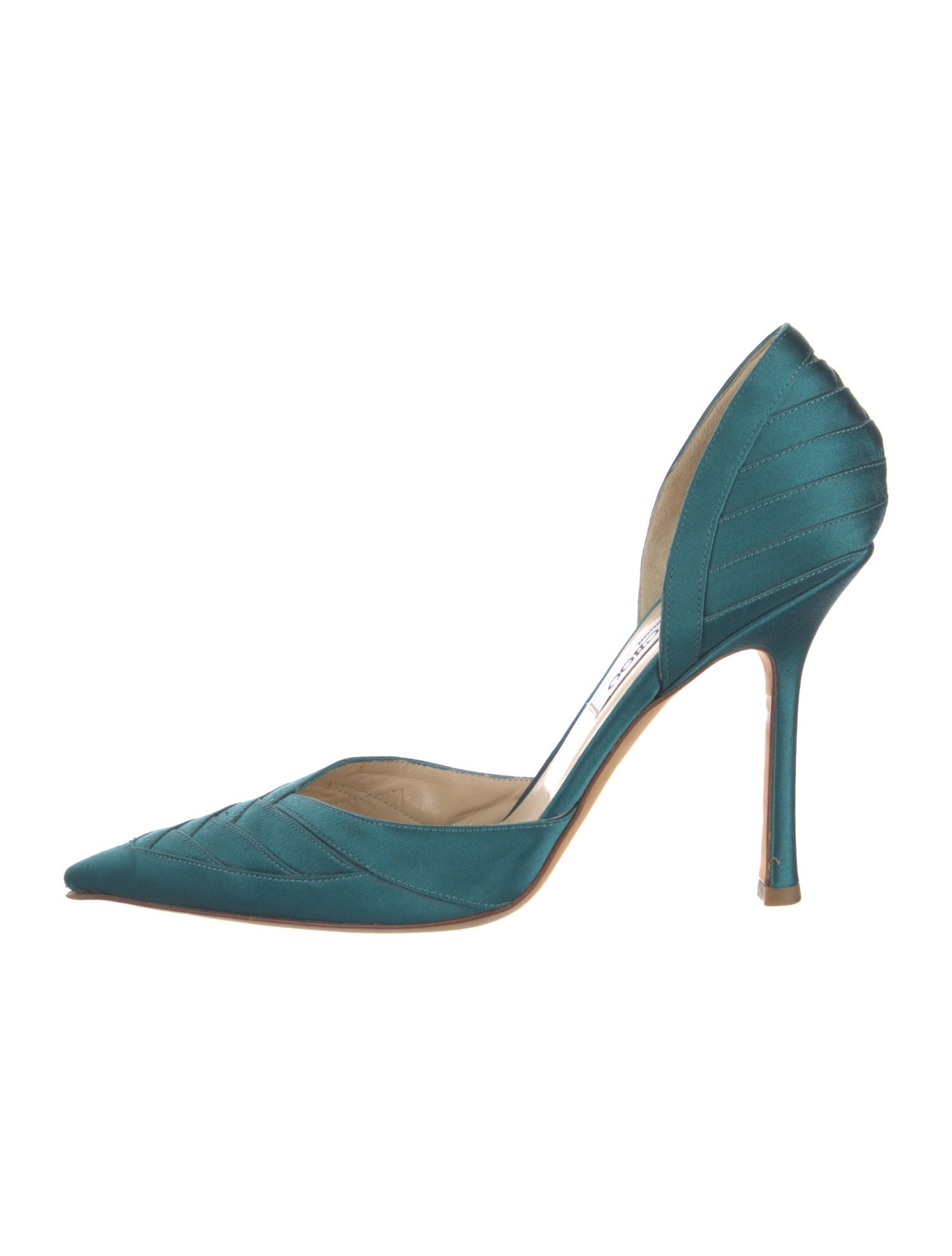 Jimmy Choo Satin D'Orsay Pumps