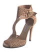 Jimmy Choo Suede T-Strap Sandals