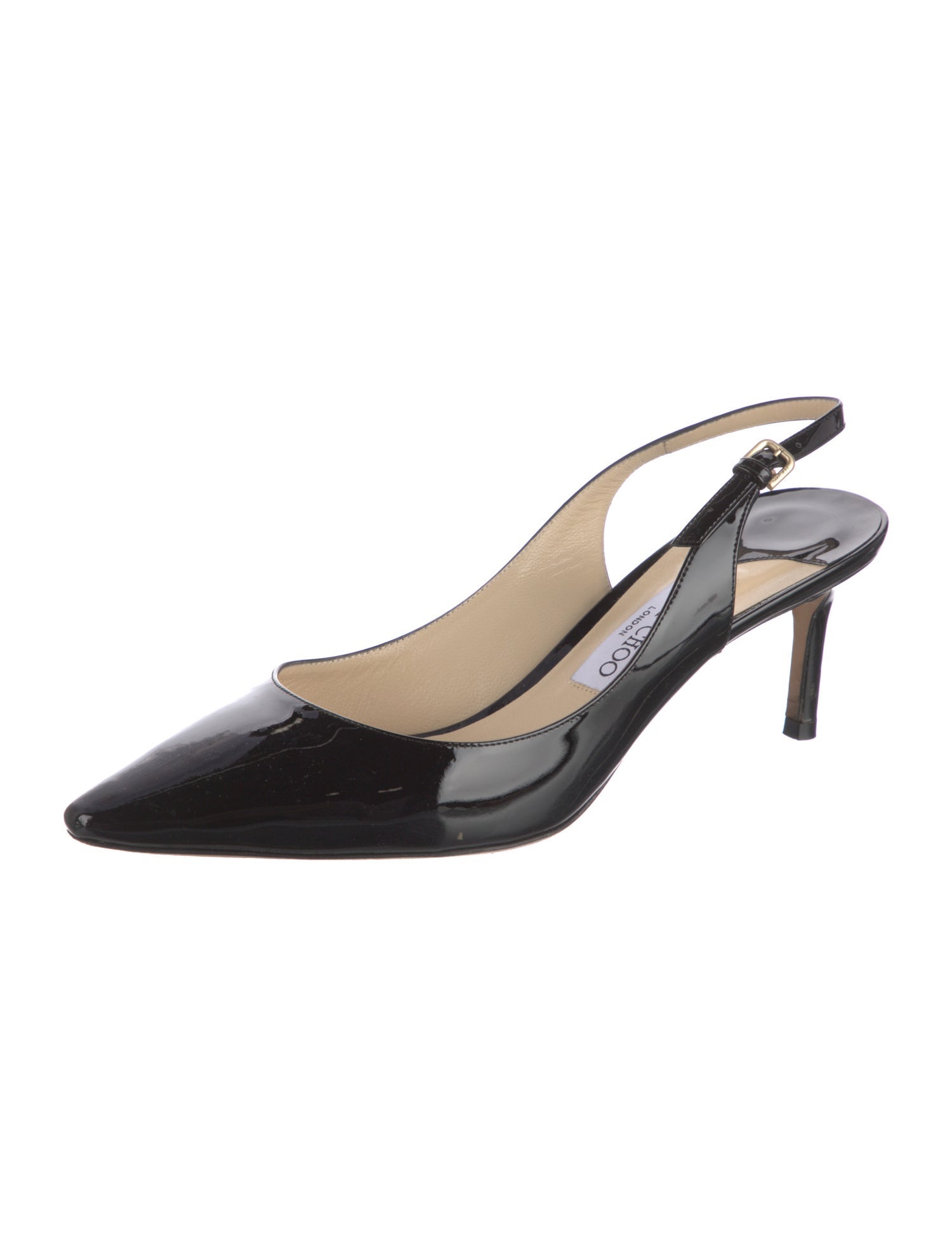Jimmy Choo Patent Leather Slingback Pumps