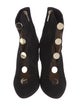 Jimmy Choo Suede Studded Accents Lace-Up Boots