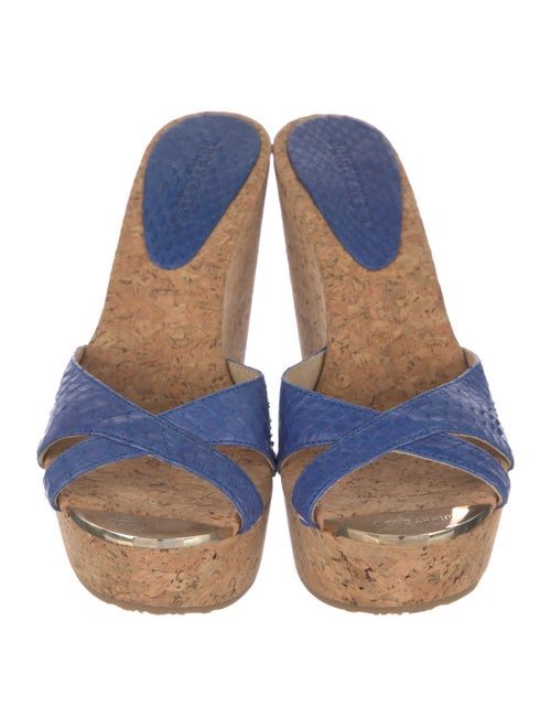 Jimmy Choo Leather Slides