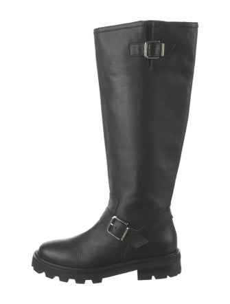Jimmy Choo Leather Rain Boots