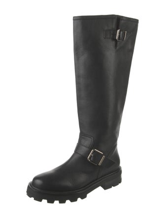 Jimmy Choo Leather Rain Boots