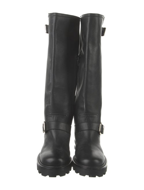 Jimmy Choo Leather Rain Boots