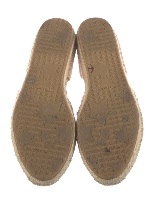 Jimmy Choo Suede Studded Accents D'Orsay Flats