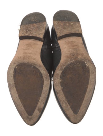 Jimmy Choo GG Embossed Leather Combat Boots