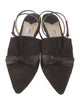 Jimmy Choo Suede Bow Accents Mules