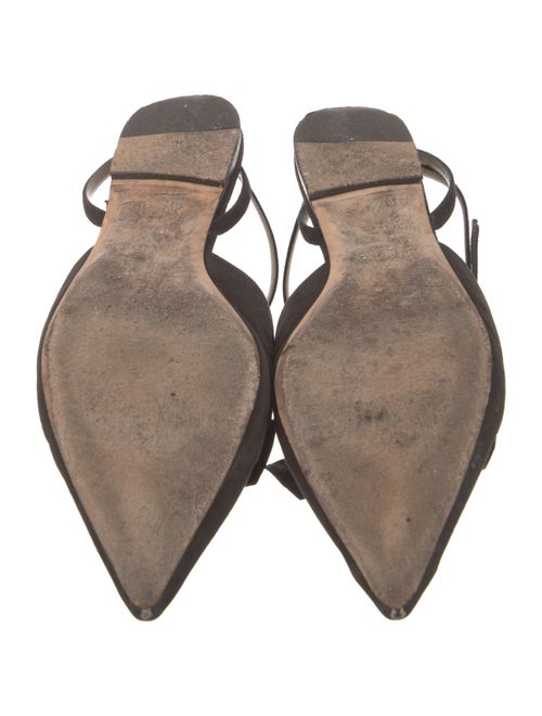 Jimmy Choo Suede Bow Accents Mules