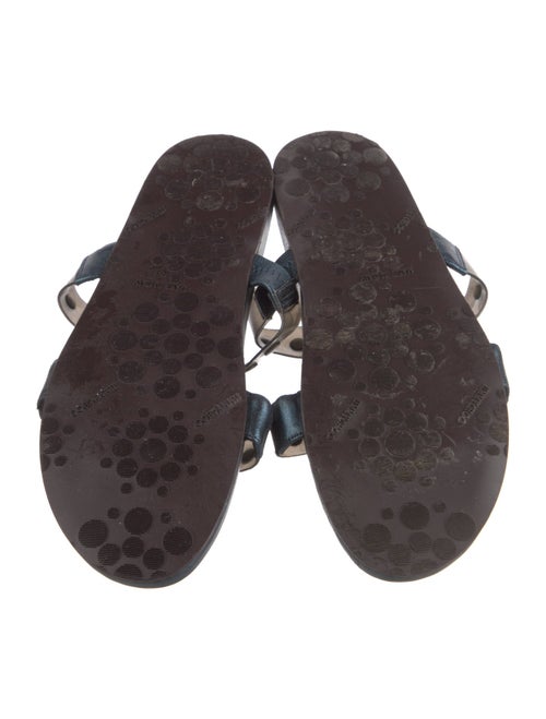 Jimmy Choo Leather Studded Accents Slides