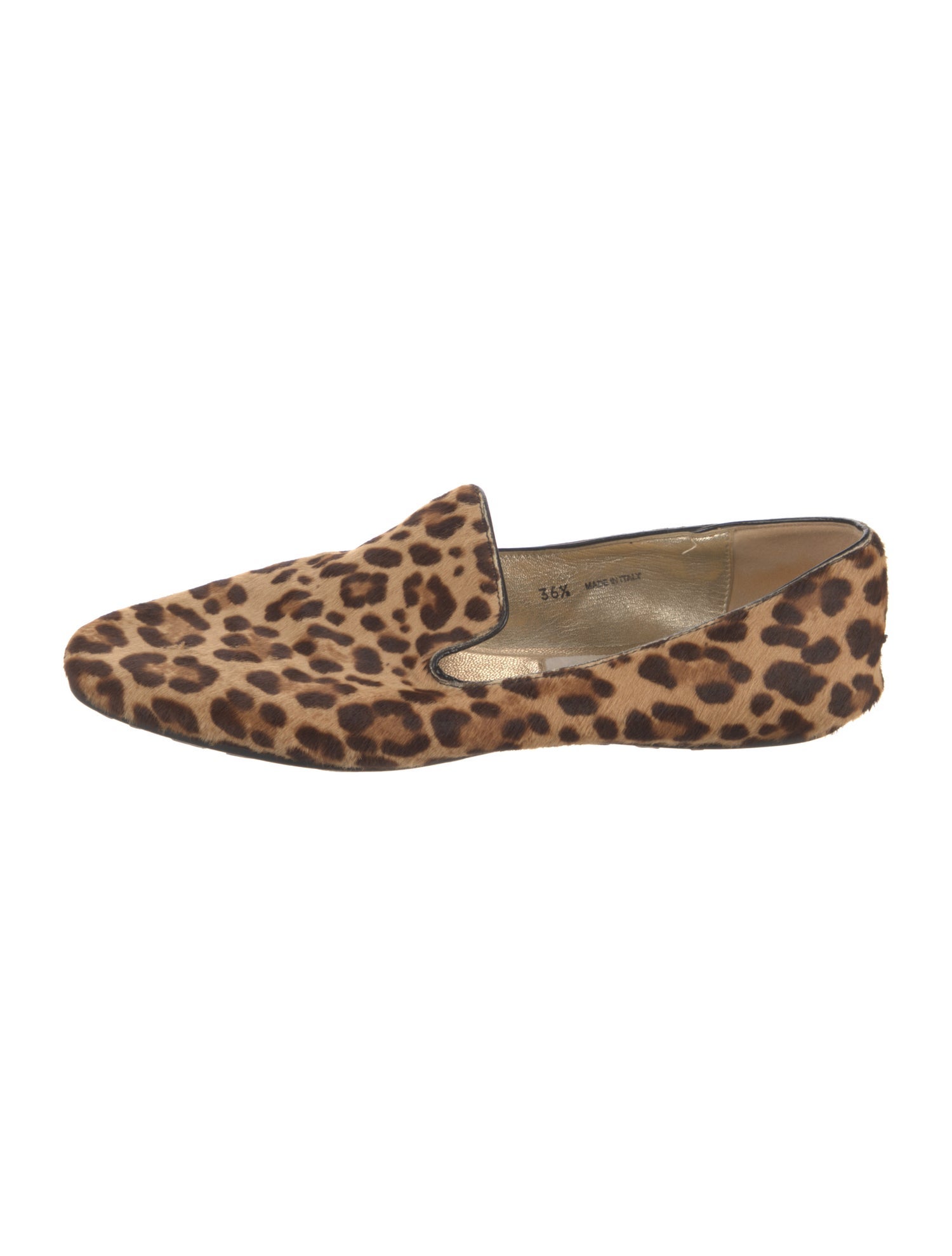Jimmy Choo Ponyhair Animal Print Loafers