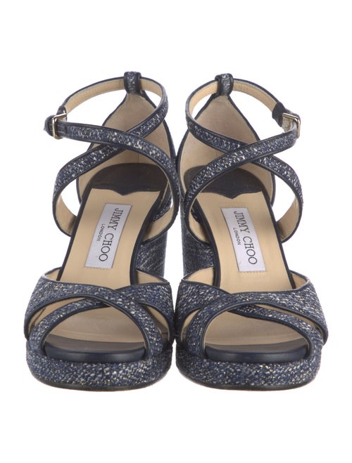 Jimmy Choo Tweed Sandals