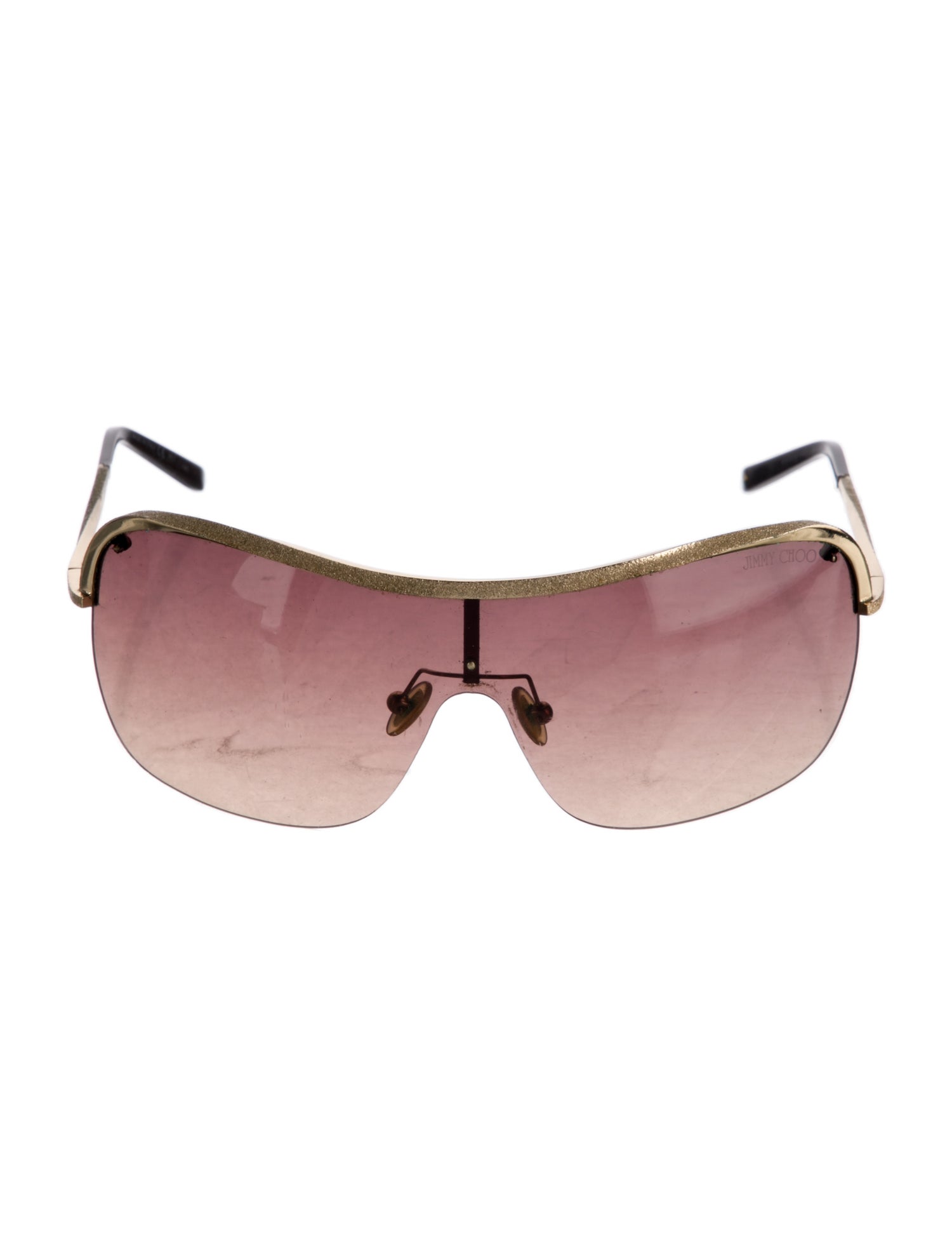 Jimmy Choo Shield Gradient Sunglasses