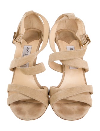 Jimmy Choo Suede Slingback Sandals