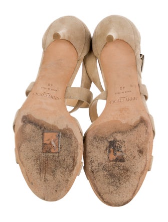 Jimmy Choo Suede Slingback Sandals