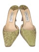 Jimmy Choo Snakeskin Crocodile Mules