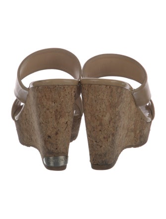 Jimmy Choo Patent Leather Slides