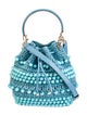 Jimmy Choo Raffia Top Handle Bag