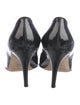 Jimmy Choo Patent Leather Cutout Accent Pumps