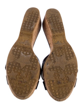 Jimmy Choo Panna Patent Leather Slides