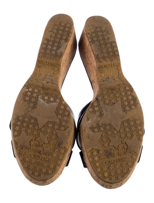 Jimmy Choo Panna Patent Leather Slides