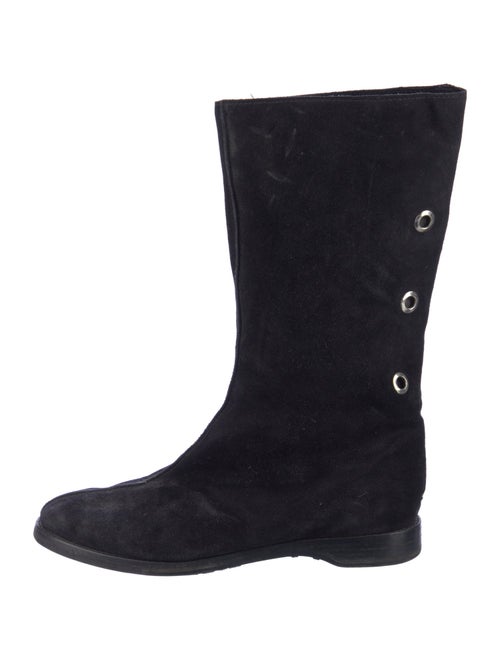 Jimmy Choo Suede Moto Boots