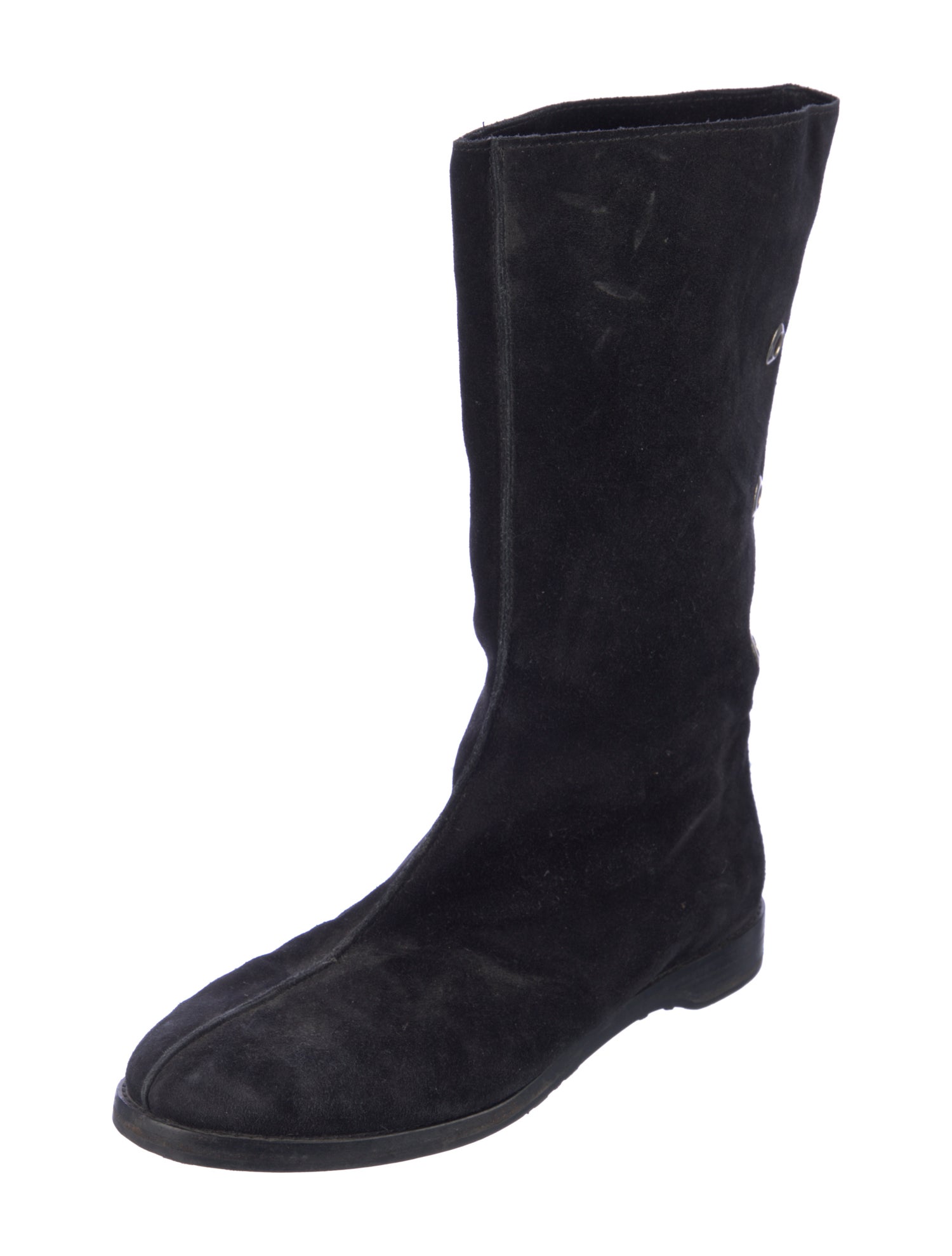 Jimmy Choo Suede Moto Boots
