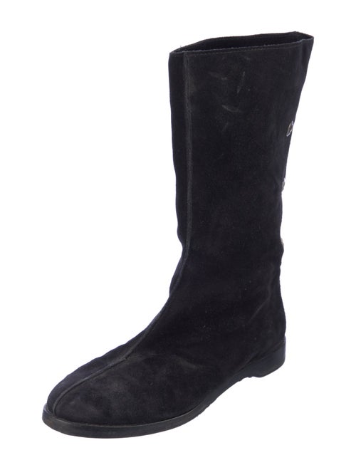 Jimmy Choo Suede Moto Boots