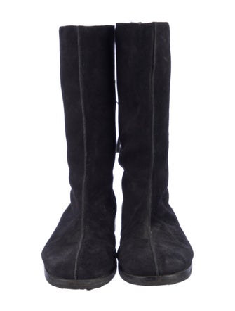 Jimmy Choo Suede Moto Boots