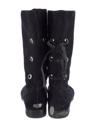 Jimmy Choo Suede Moto Boots