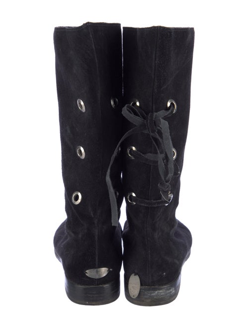 Jimmy Choo Suede Moto Boots