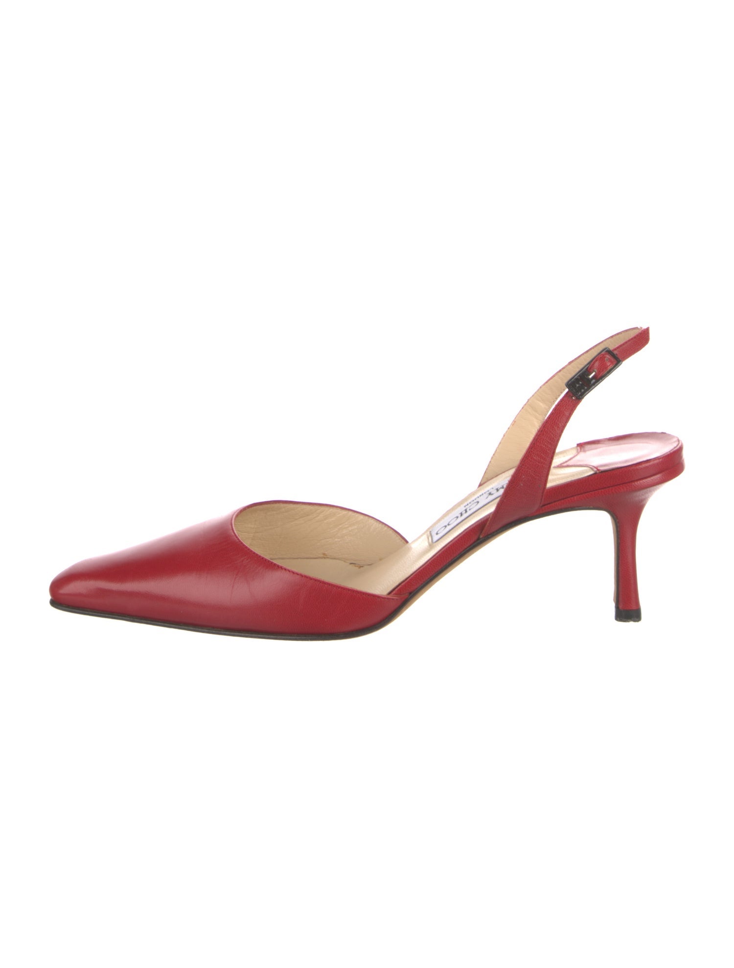 Jimmy Choo Leather Slingback Pumps